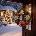 thumbnail image 5 of Dmlowu Christmas Wreath for Front Door, Artificial Wreaths for Front Door Wall Window, Christmas Decorations Indoor Ourdoor, 5 of 8