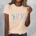 thumbnail image 2 of Pisexur Hauts pour Femmes, Hauts d'Été pour Femmes, Hauts d'Entraînement pour Femmes, T-Shirt Imprimé à Manches Courtes Col Rond Chandail à la Mode Kaki, m, 2 of 5