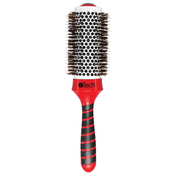 HAIRART ITECH Magnetic Tourmaline 2-3/4” Boar & Nylon Bristle Brush 76400
