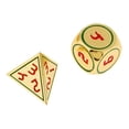 thumbnail image 3 of Juego de dados poliédricos de Metal de aleación de Zinc de 7 piezas de 14mm para juguetes B si Zulema Dados poliédricos, 3 of 8