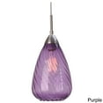 thumbnail image 3 of Woodbridge Lighting Soak 1-light Satin Nickel Mini-pendant Red, 3 of 4