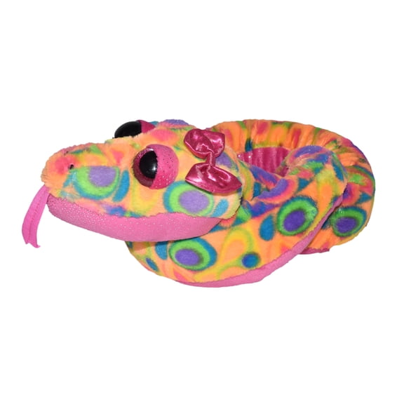 Wild Republic Snake Plush, Snake Stuffed Animal, Plush Toy, Pet Snake, Sherbert, 54 Inches