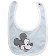 thumbnail image 7 of Disney Newborn Baby Girl Boy Layette Set Body Coveralls Sweatpants, Hat, Gift Bag 6 Piece (0-6M), 3-6 Months, Blue White Mickey, 7 of 7