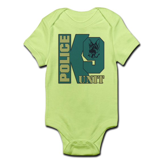 CafePress - Police K9 Unit Dog Infant Bodysuit - Baby Light Bodysuit