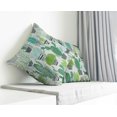 thumbnail image 4 of Vargottam Luxury, Printed Mint Green3 CushionCoversDecorative PillowCoversSquareThrow Pillowcase -20x20Inches, 4 of 6
