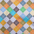 thumbnail image 1 of oneOone Cotton Poplin Twill Pastel Purple Fabric Check Diy Clothing Quilting Fabric Print Fabric By Yard 56 Inch Wide, 1 of 4
