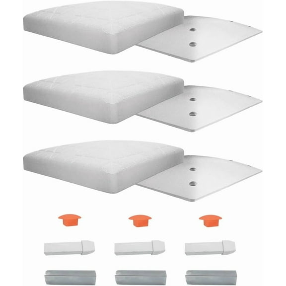 Champion Sports Official Size Safety Breakaway Baseball Base Set - Quick Release Baseball Base Set