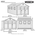 thumbnail image 3 of LIFETIME 11 Ft. X 21 Ft. Outdoor Storage Shed, 3 of 9