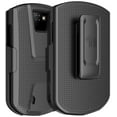 thumbnail image 2 of Nakedcellphone Case with Clip for Unihertz Titan Pocket Phone, Slim Hard Shell Textured Cover and [Rotating/Ratchet] Belt Hip Holster Combination, 2 of 9