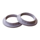 thumbnail image 1 of 2 anillos para pantallas de lámparas, fáciles de instalar, para portalámparas E27 o E26. blanco, 1 of 9