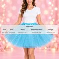 thumbnail image 4 of YTCAMLO Glitter Sequin Stars Tutu Skirt for Women Retro Layered Ballet Skirts 80's Elastic Tulle Skirt Lightweight Halloween Costume, 4 of 7