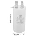 thumbnail image 2 of Uxcell CBB60 6uf Run Capacitor,2Pcs AC450V 4Pin Double Insert for Motor Star 62x30mm, 2 of 5