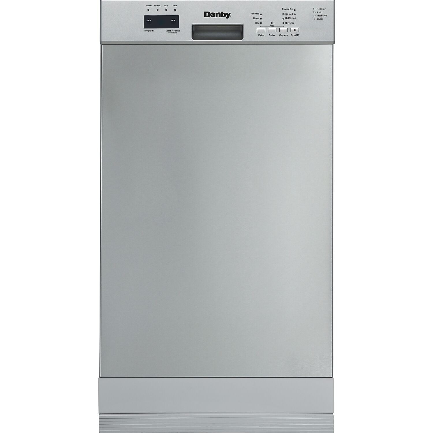 Danby DDW18D1ESS 18" Wide Built-in Dishwasher in Stainless Steel