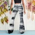 thumbnail image 6 of BOOMILK Flare Leg Pants for Women High Waisted Trendy Printed Bell Bottoms Slim Fit Casual Pants Gray, 6 of 6