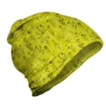 thumbnail image 1 of Botanical Unisex Beanie, Healthy Medical Plants, Hiking Outdoors, Yellow Green Grey, by Ambesonne, 1 of 1