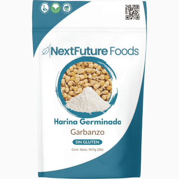 Harina de Garbanzo Germinado | SIN Gluten | NextFuture Foods I 907 g