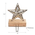 thumbnail image 2 of Christmas Star Stocking Hanger On Mango Wood, 2 of 3