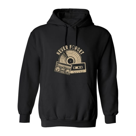 Never Forget Sarcastic Humor Novelty Funny Men's Hoodies