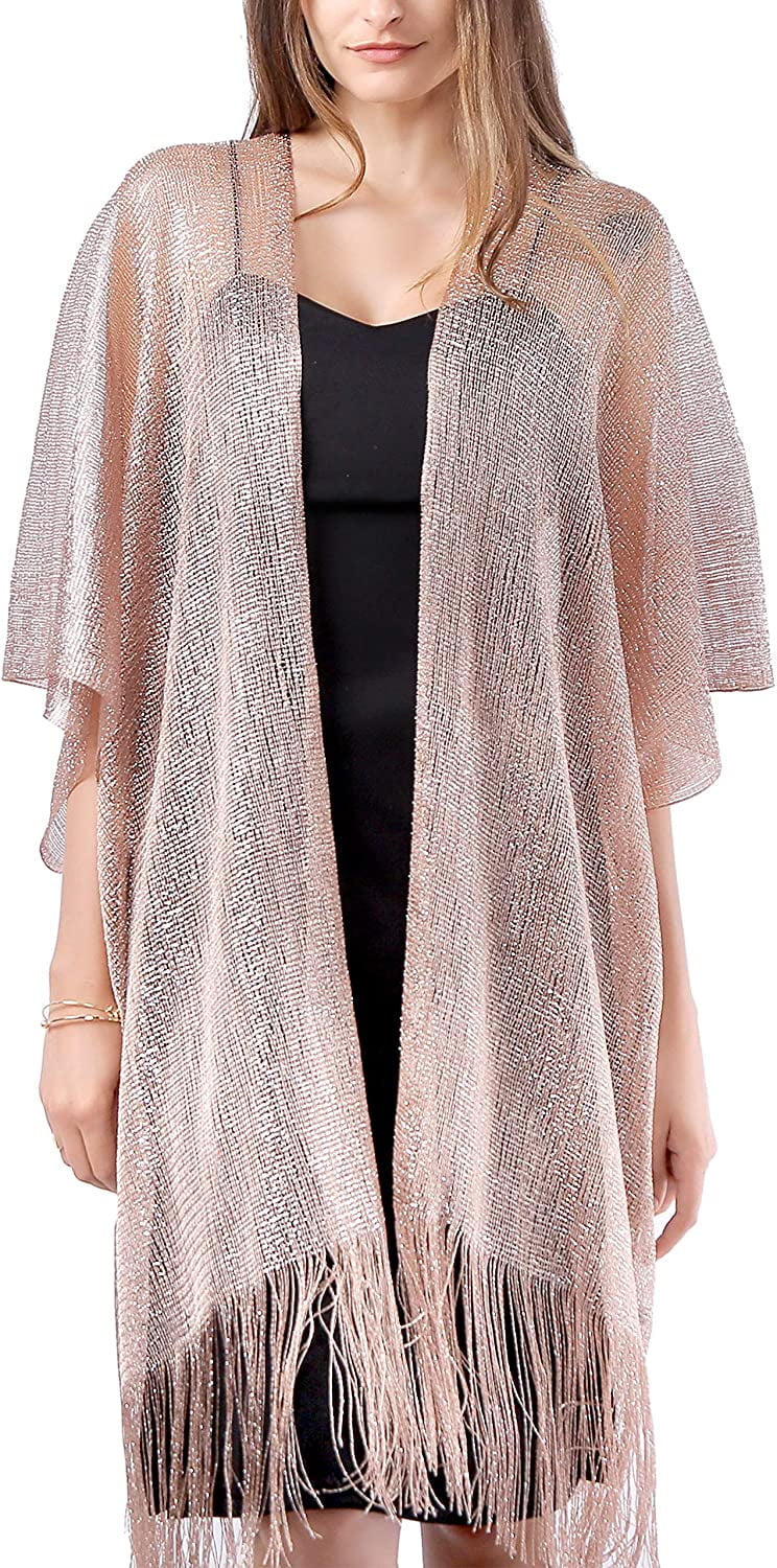 Sparkle Cardigan Plus Size Long Kimonos 