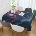 thumbnail image 2 of Yayeee Tablecloths 54" x 72" Rectangle Wrinkle Resistant Party Table Cover, Glowing Jellyfish, 2 of 8