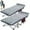 2PK-Red Cots with Gray Mattress, variant on MOPHOTO 2PK Oversized Folding Camping Cot for Adults, XXL Portable Folding Bed with Carry Bag & Pearl Mattress, Oxford Strong Heavy Duty Sleeping Cots for Indoor & Outdoor Use