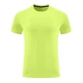 thumbnail image 5 of SAWOBUUN Men's Muscle Ice Silk Cooling Quick Dry T-Shirt Short Sleeve Athletic Slim Top Gym Running Lightweight Training Tee, 5 of 9