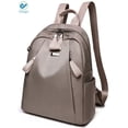 thumbnail image 2 of Deago Women Travel Backpack Anti Theft Rucksack Waterproof Oxford Casual Daypacks Lightweight Shoulder Bag (Brown), 2 of 10