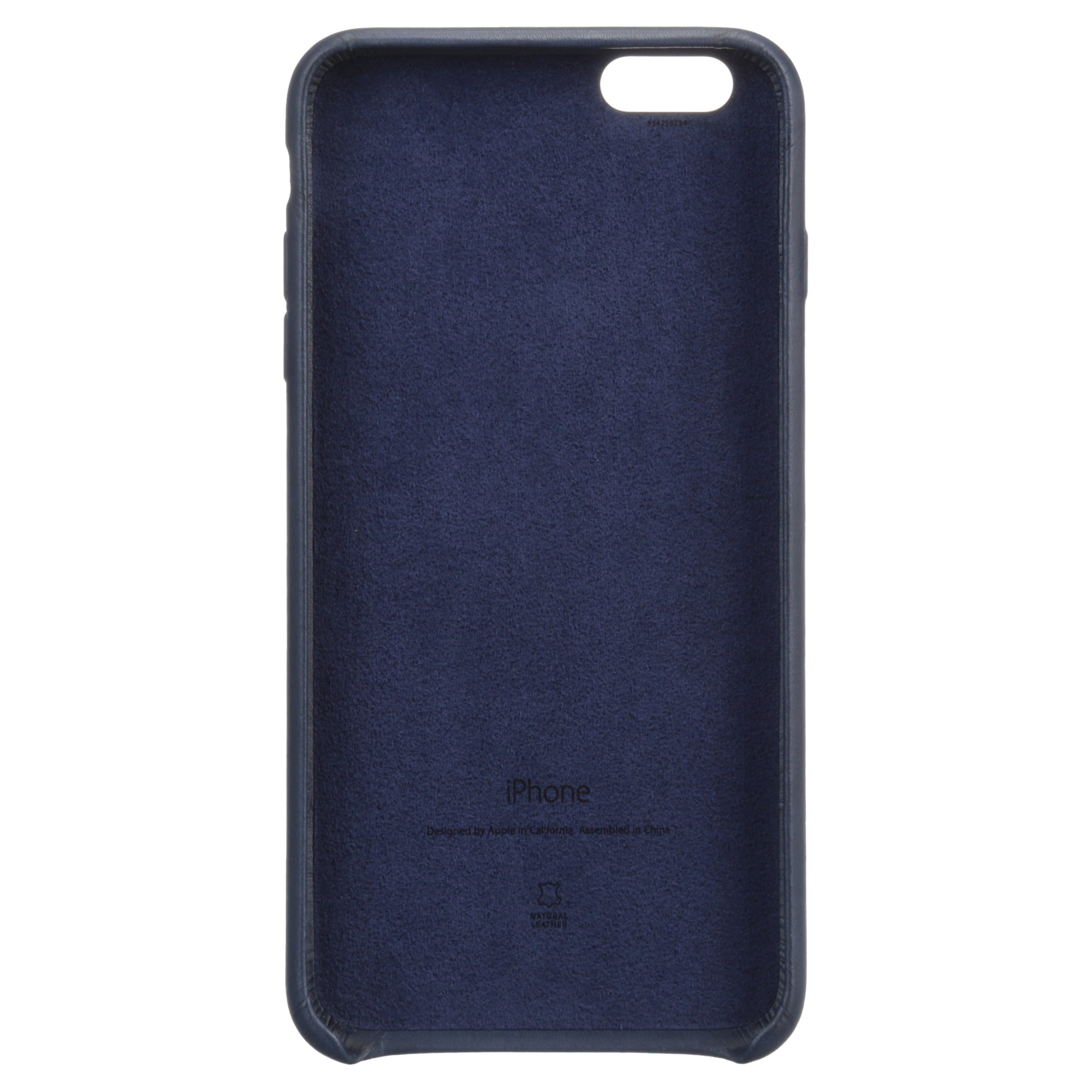 bladzijde Ga naar het circuit Samuel Apple Leather Case for iPhone 6s Plus and iPhone 6 Plus - Midnight Blue -  Walmart.com