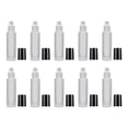 thumbnail image 3 of 10 piezas 10 ml interior de rodillo fino de desodorante natural perfumes envases cosméticos Mini portátil - Mate claro Yinane enrollar botellas, 3 of 6