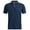 Navy, variant on Geeksport Men's Sport Short Sleeve Moisture Wick Polo Shirt with UPF
