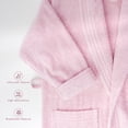 thumbnail image 5 of American Soft Linen, 100% Cotton Turkish Bathrobe - Soft, Absorbent, & Luxurious for Women, 3X-Large - Pink, 5 of 9