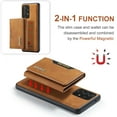 thumbnail image 4 of for Samsung Galaxy A23 4G Case ,Magnetic Buckle Leather Detachable Wallet Cover, Card Pocket Back Flip Kickstand Shockproof Business Slim Phone Case For Samsung Galaxy A23 4G,
Brown, 4 of 9