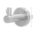 thumbnail image 3 of Stainless Steel Wall Hanging Hook Coat Towel Hanger Hooks for Kitchen Bathroom Bedroom, 3 of 4