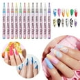 thumbnail image 6 of 12Pcs/Set Colourful Waterproof Nail Graffiti Pen 3D Nail Drawing Liner Manicure Pen Abstract Tool, 6 of 10