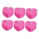thumbnail image 3 of 6 velas decorativas con forma de corazón, pequeñas y versátiles, con luz LED. Rosa, 3 of 7