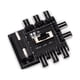 thumbnail image 4 of Matsuzay Placa base de computadora ventilador Hub Splitter extensión PC Controlador de velocidad negro, 4 of 6