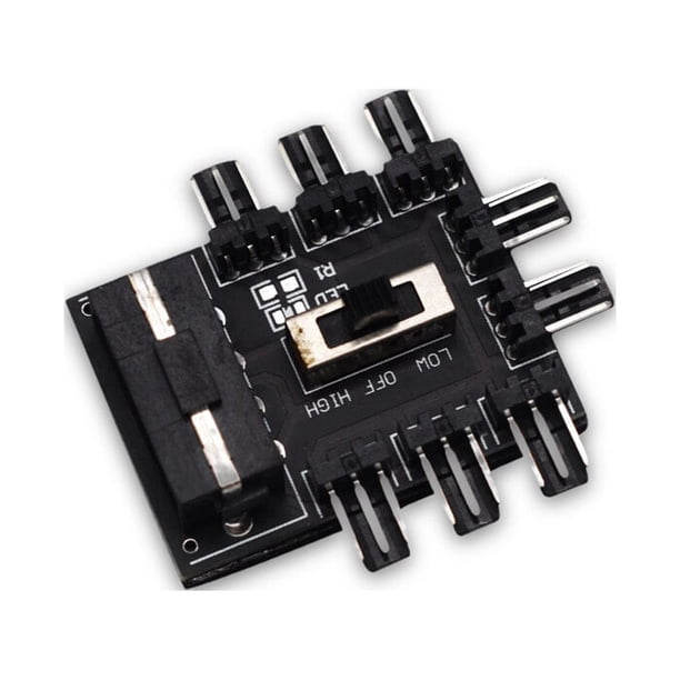 Placa base de computadora Matsuzay Hub Splitter extensión PC Controlador de velocidad adaptador grande No.02 20Conjunto