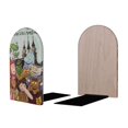 thumbnail image 2 of Siete Pequeños Monstruos Sujetalibros decorativos temáticos, tope para estantería con base antideslizante, uso dual para hogar y oficina - 2 piezas, 2 of 6