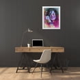 thumbnail image 3 of Stephen Chambers 15x18 White Modern Wood Framed Wall Art Titled - Janis Circles, 3 of 6