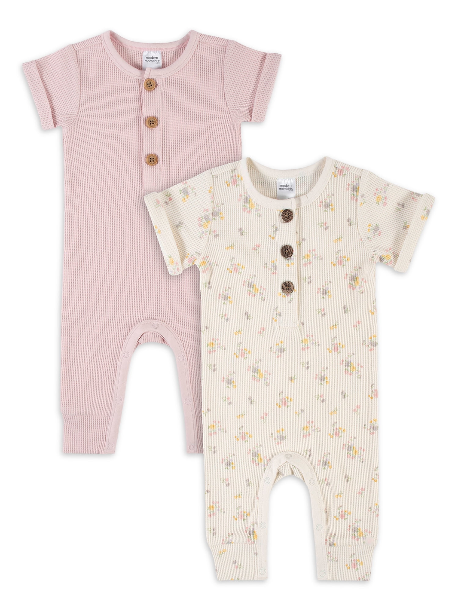 Gerber Modern Moments Baby Girl's Coverall NEW Size 6-9 Months Adorable 