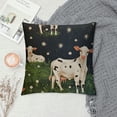 thumbnail image 2 of Cow Cushion Case Milk Cow Throw Pillow Coversfor Sofa Couch Bed Chair Decor Animal Decorative Pillow Case Pillowcase Super Soft Black White Outdoor Pillows Covers Farmhouse, 2 of 5