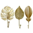 thumbnail image 1 of 3 Piezas De Ganchos De Abrigo De Sombrero De Hierro Fundido Vintage Ganchos De Puerta De Suspensión De Estante De Pared SM SunniMix Percha de ganchos de pared de hierro, 1 of 8