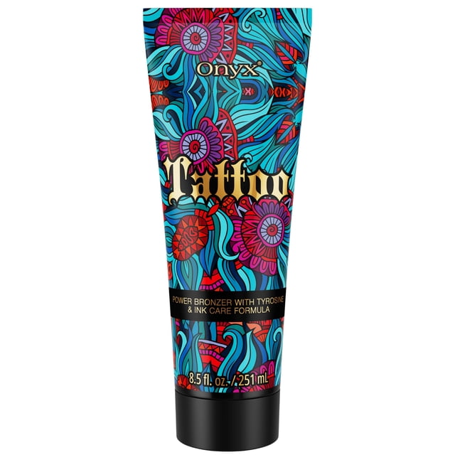 Loción bronceadora Onyx Tattoo, protección contra la decoloración, 250 ml