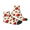 thumbnail image 3 of Bingfone Fruit Apples Design Patterned Men'S Women'S Casual Cotton Socks, 3 of 9