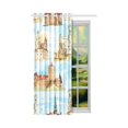 thumbnail image 2 of MKHERT Old City Buildings Window Curtain Living Room,Bedroom Window Drapes 52x84 inch, 2 of 2