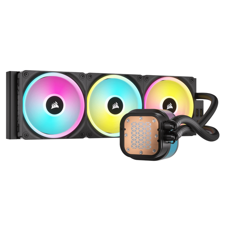 CORSAIR iCUE Link H150i LCD Liquid CPU Cooler - 360mm AIO CORSAIR iCUE Link H150i LCD Liquid CPU Cooler - 360mm AIO