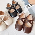 thumbnail image 2 of Baozhu French Vintage Solid Color Flats Shoes Spring And Autumn Girls Soft Sole, 2 of 5