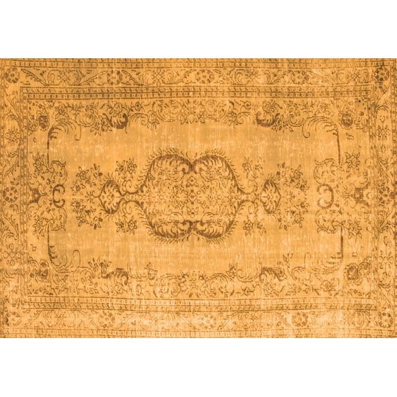 Ahgly Company Indoor Rectangle Persian Orange Bohemian Area Rugs, 2' x 5'