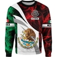 thumbnail image 3 of Custom Mexico Shirts Personalized Name Mexican 3D Flag Shirt for Men Women Aztec Unisex Short Sleeves US Eagle Pride Camisas (Polyester, Q10) (T-shirt, L), 3 of 9