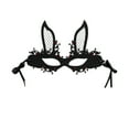 thumbnail image 2 of Máscara de fieltro de conejo de Halloween, máscaras de disfraz para mujeres y niñas, 2 of 9